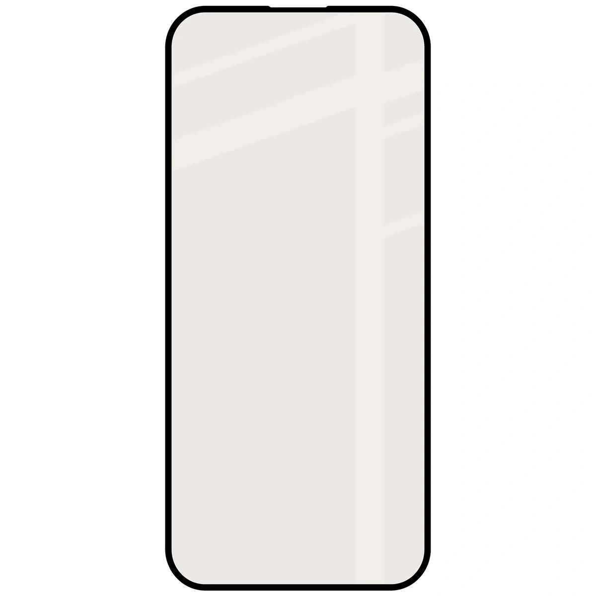 Ochranné sklo Bizon Glass Matte Apple iPhone 15 Pro, black frame
