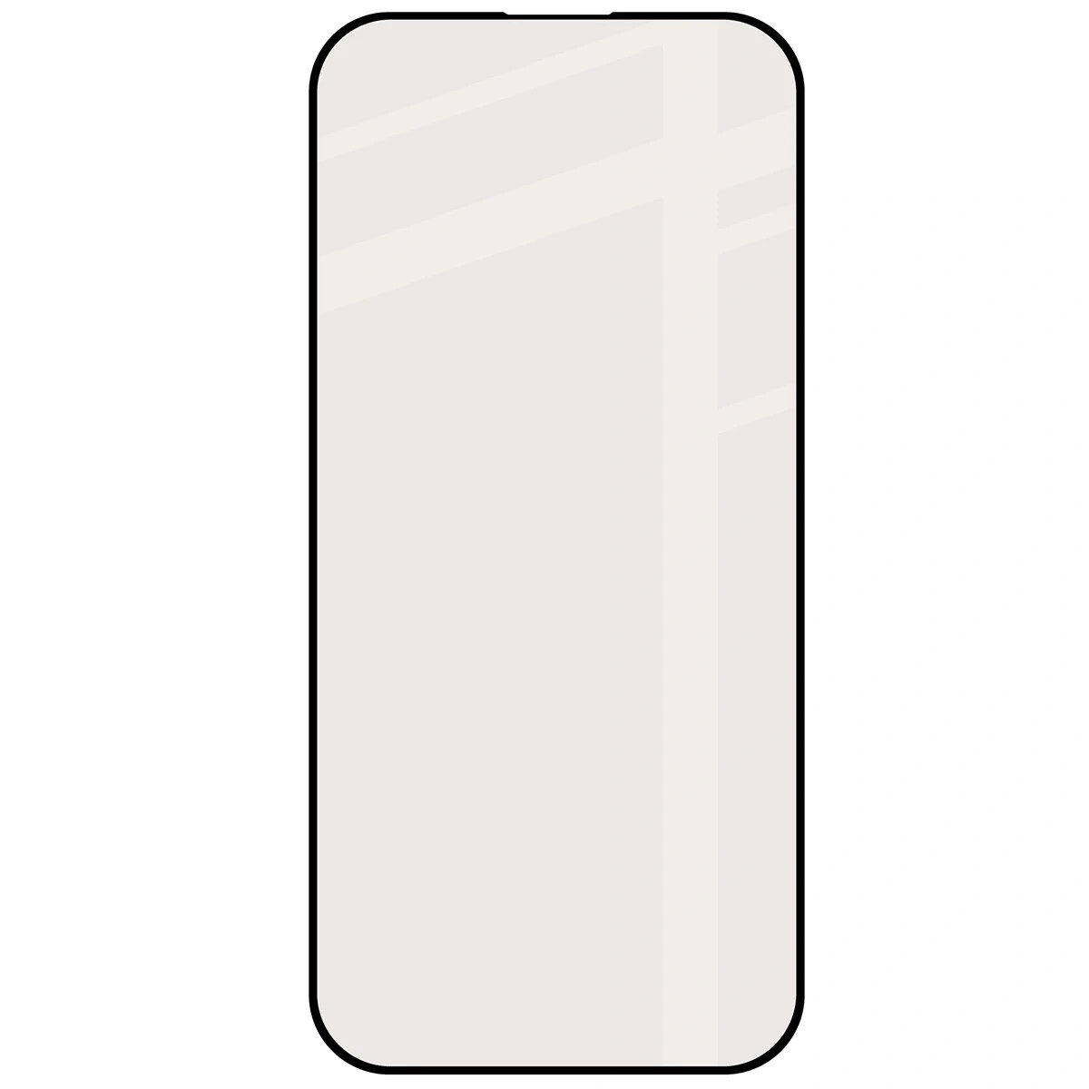 Ochranné sklo Bizon Glass Matte Apple iPhone 16 Pro / 17, black frame