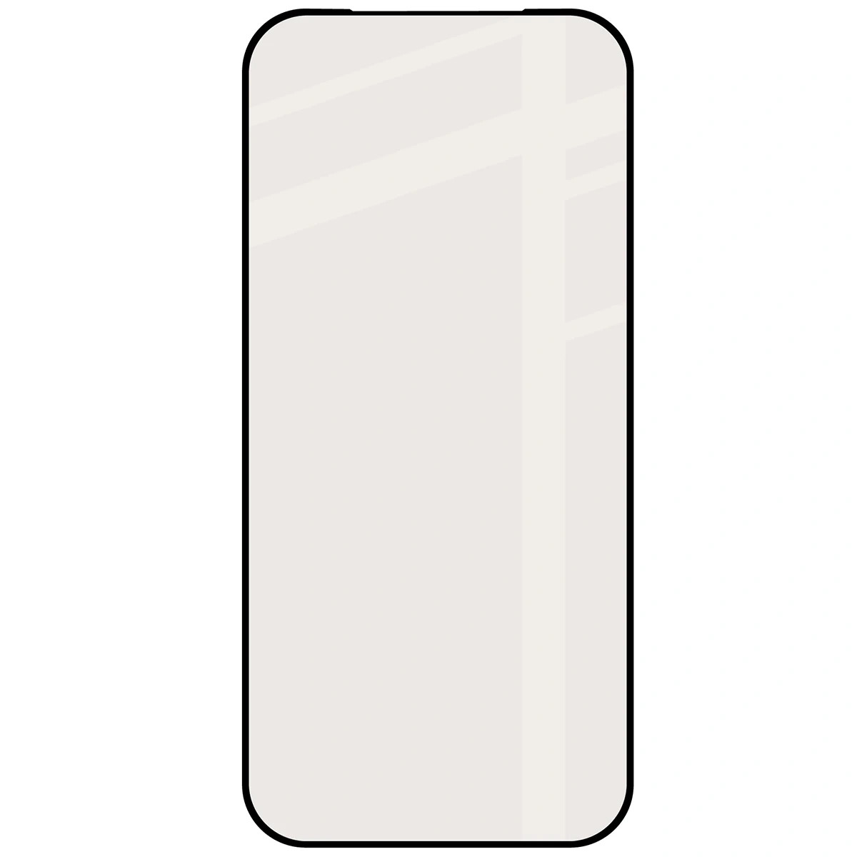 Ochranné sklo Bizon Glass Matte Apple iPhone 17 Pro, black frame