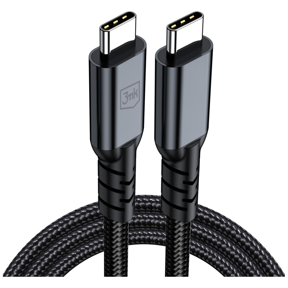 Kryt 3MK Hyper Cable N-SERIES USB-C / USB-C Thunderbolt 4 2m 48V / 5A 240W black