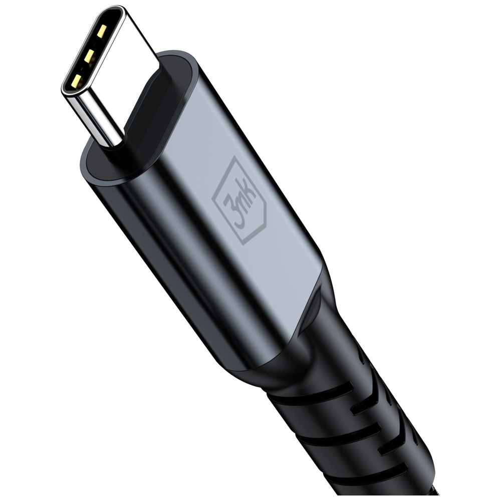 3MK Hyper Cable N-SERIES USB-C / USB-C Thunderbolt 4 2m 48V / 5A 240W black