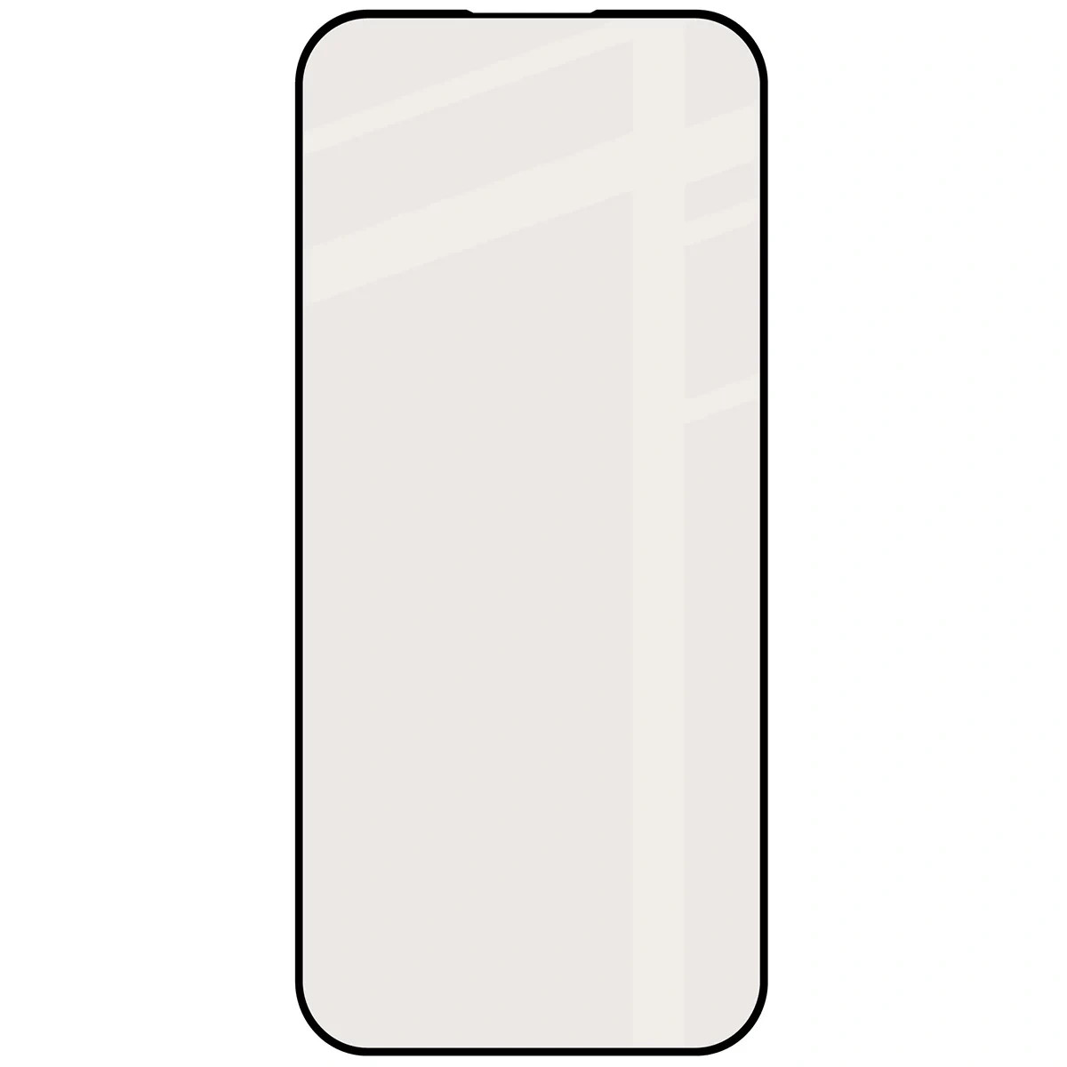 Ochranné sklo Bizon Glass Matte Apple iPhone Air, black frame