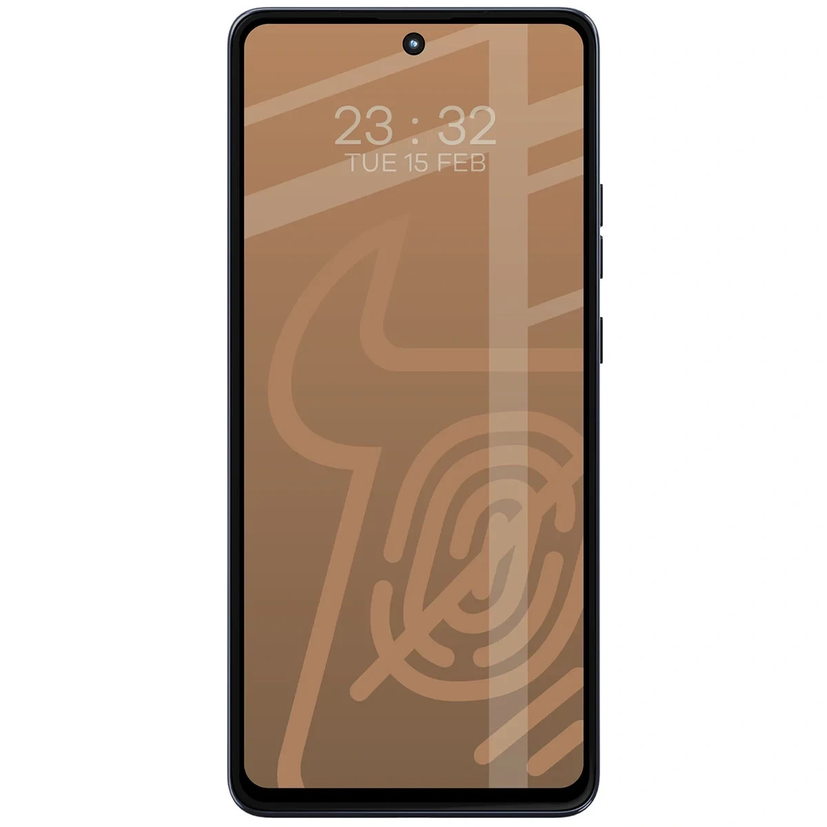 Ochranné sklo Bizon Glass Matte Motorola Moto G86 5G / G86 Power 5G, black frame