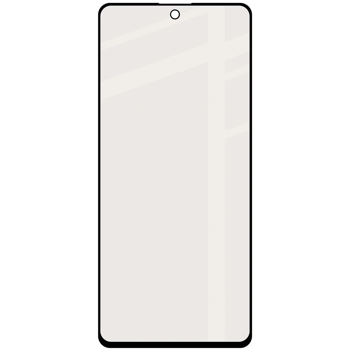 Ochranné sklo Bizon Glass Matte Motorola Moto G86 5G / G86 Power 5G, black frame