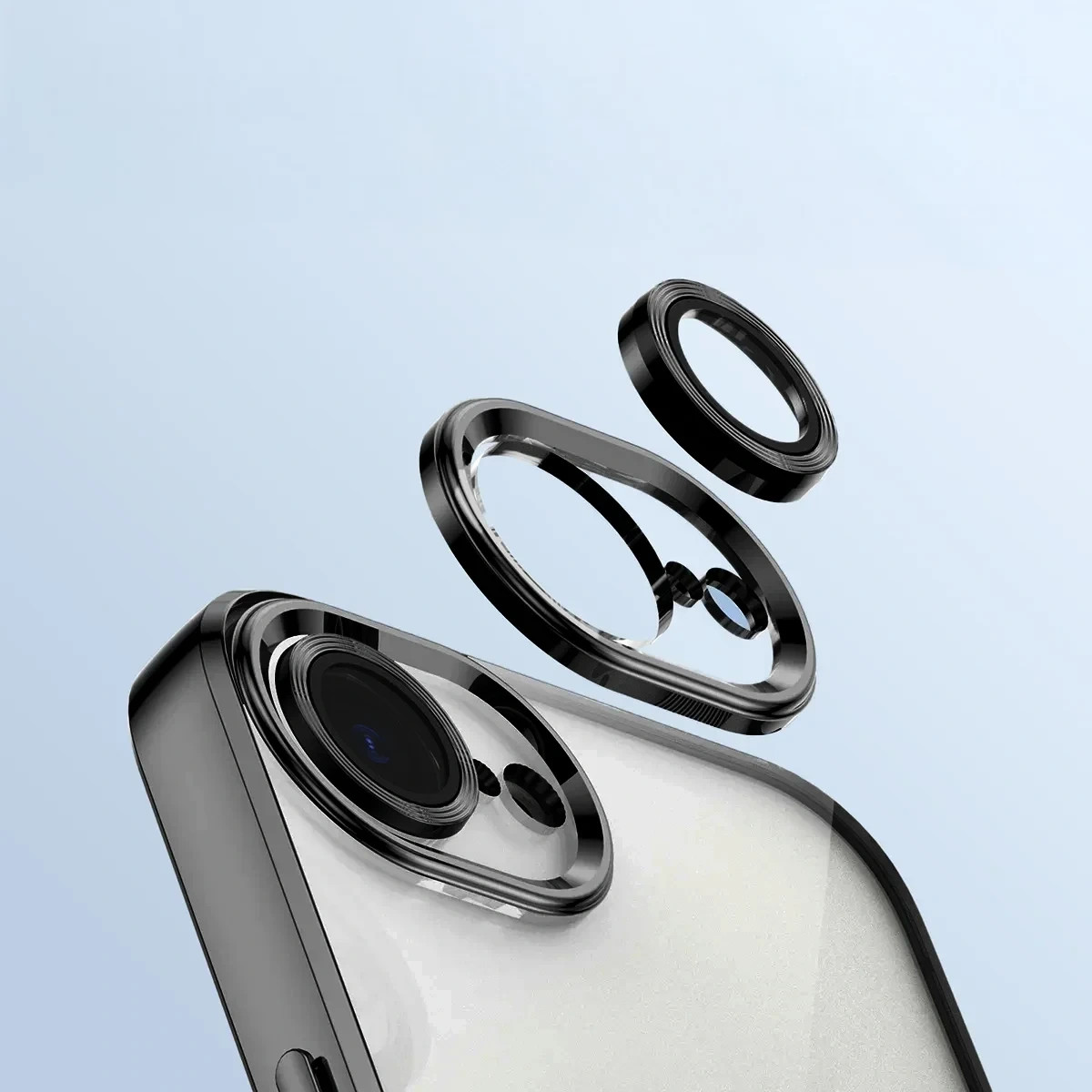 Kryt Bizon Case GuardO Magnetic Apple iPhone 17e / 16e, clear-black