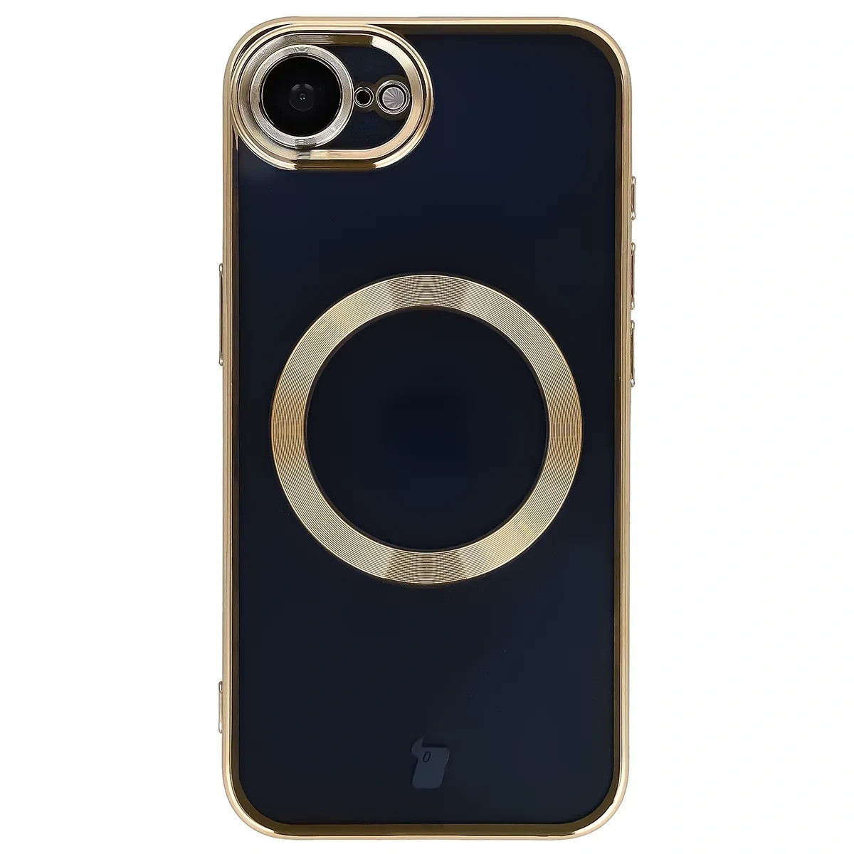 Kryt Bizon Case GuardO Magnetic Apple iPhone 17e / 16e, clear-gold