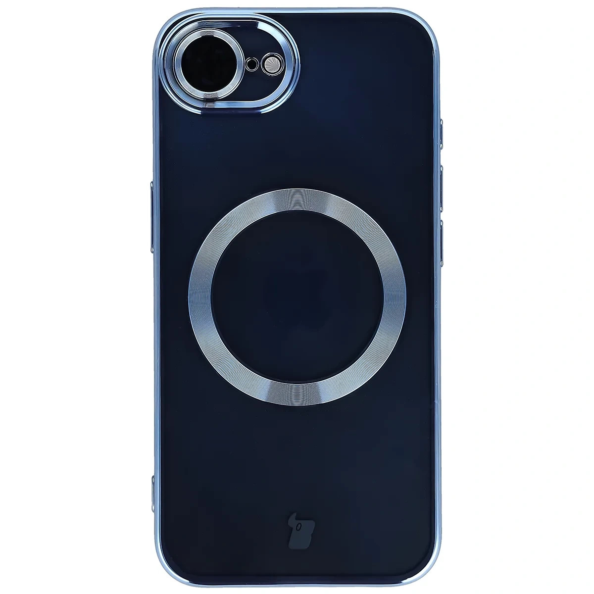 Kryt Bizon Case GuardO Magnetic Apple iPhone 17e / 16e, clear-blue