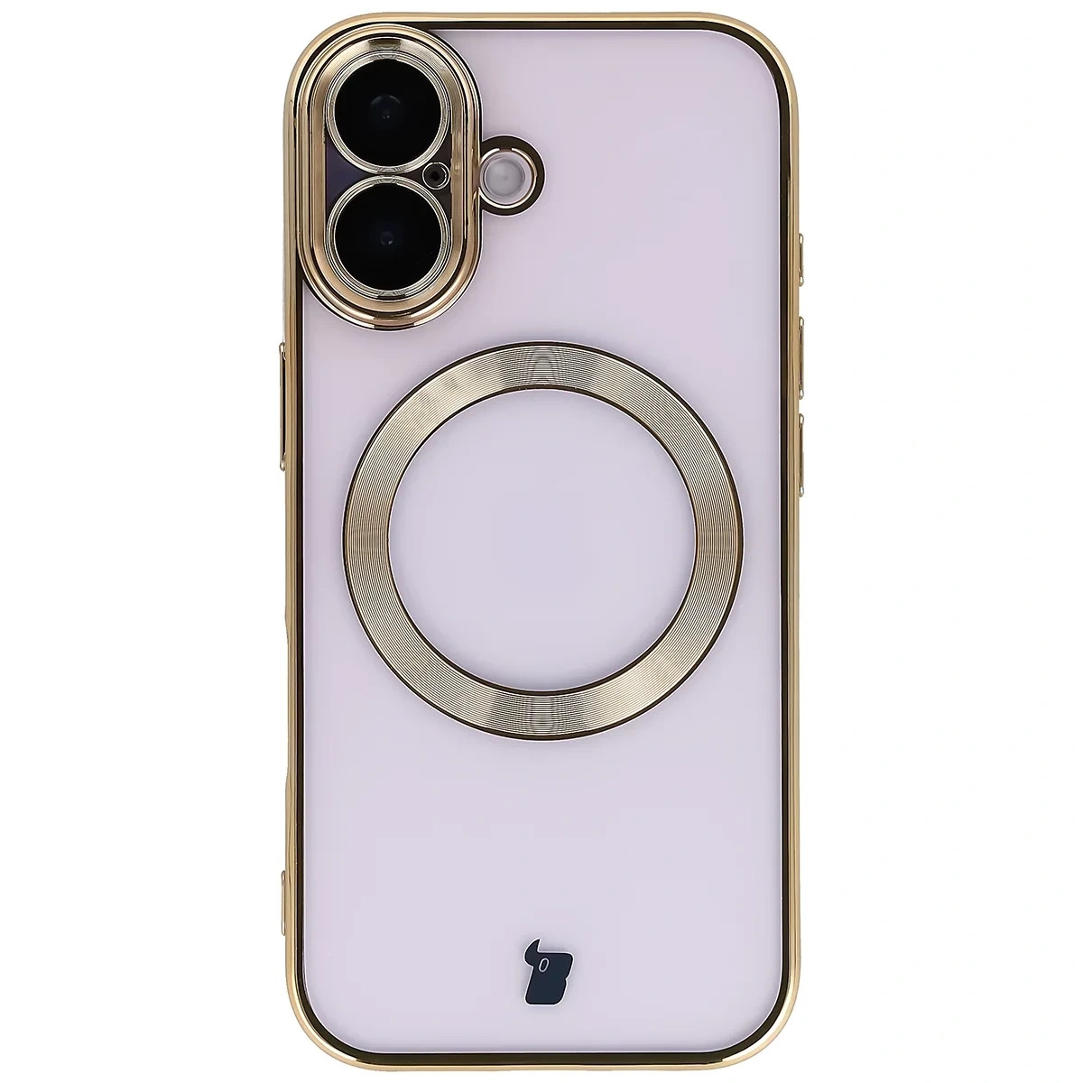Kryt Bizon Case GuardO Magnetic Apple iPhone 17, clear-gold