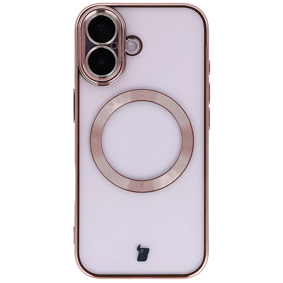 Kryt Bizon Case GuardO Magnetic Apple iPhone 17, clear-pink