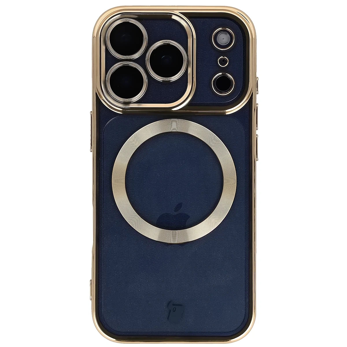 Kryt Bizon Case GuardO Magnetic Apple iPhone 17 Pro, clear-gold
