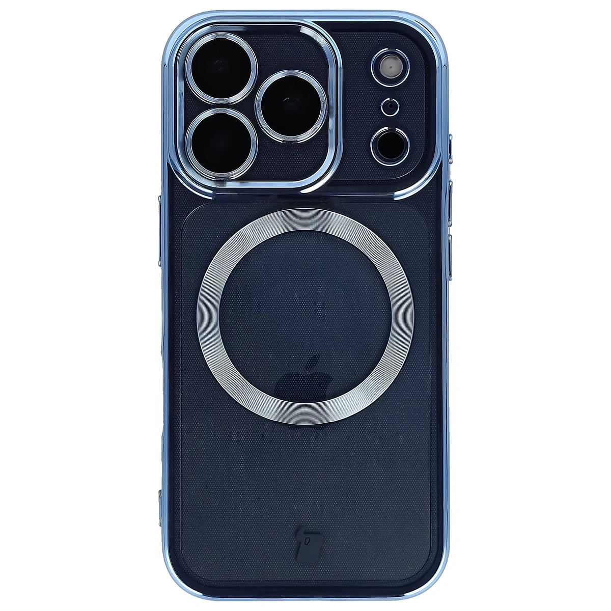Kryt Bizon Case GuardO Magnetic Apple iPhone 17 Pro, clear-blue