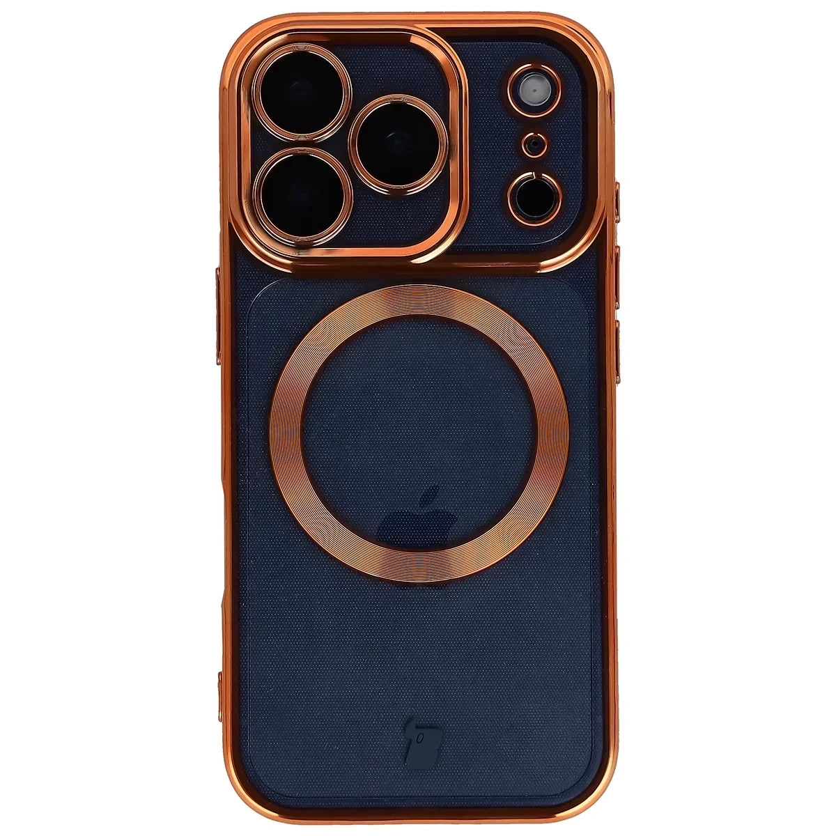 Kryt Bizon Case GuardO Magnetic Apple iPhone 17 Pro, clear-orange