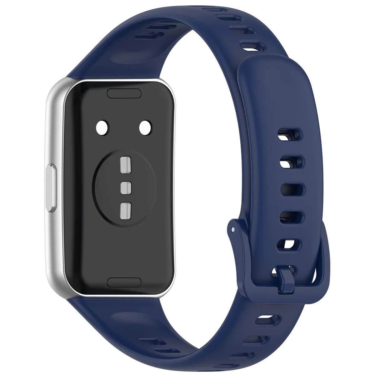 Kryt Bizon Strap Watch Silicone Huawei Band 11 / 11 Pro, navy blue