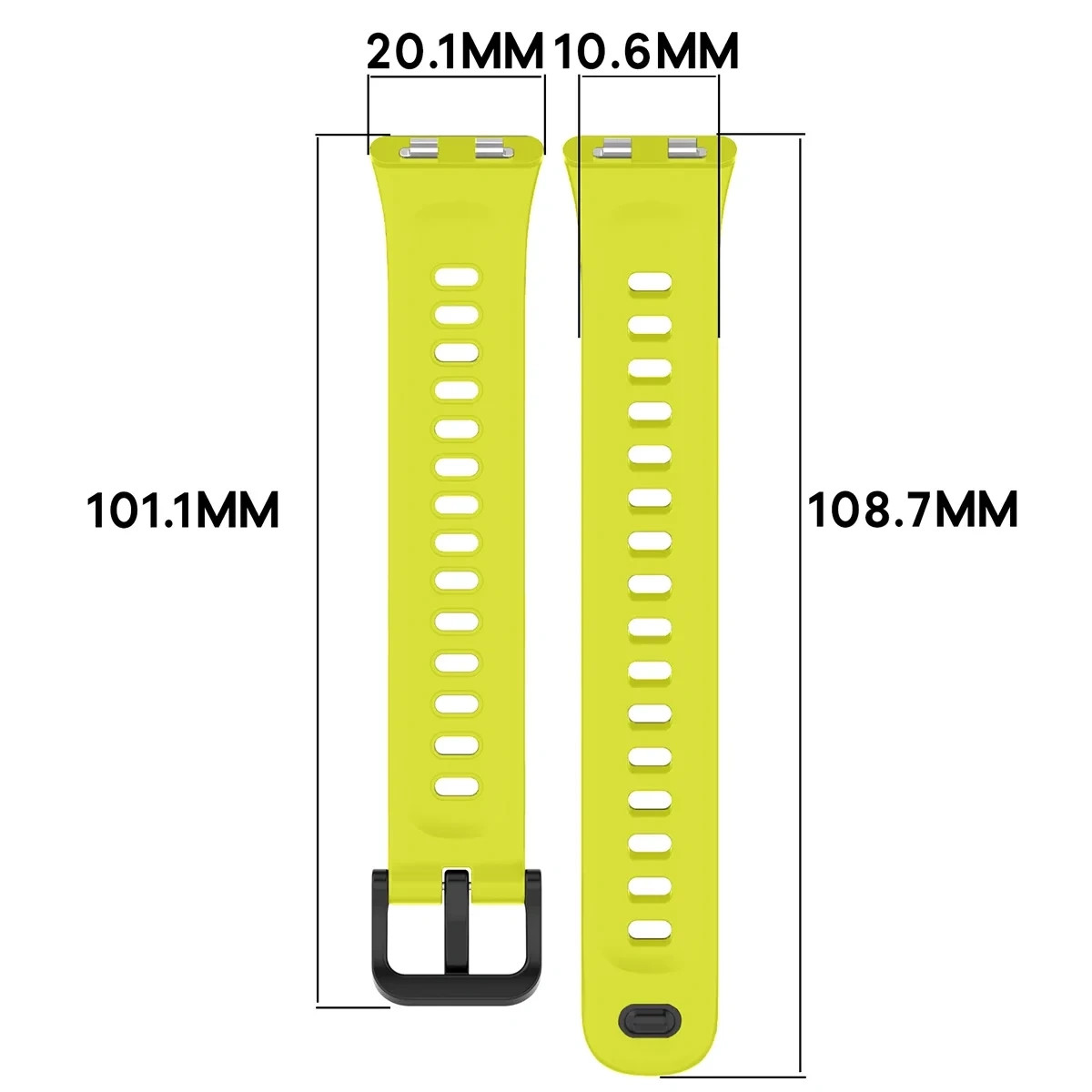 Kryt Bizon Strap Watch Silicone Huawei Band 11 / 11 Pro, lemony