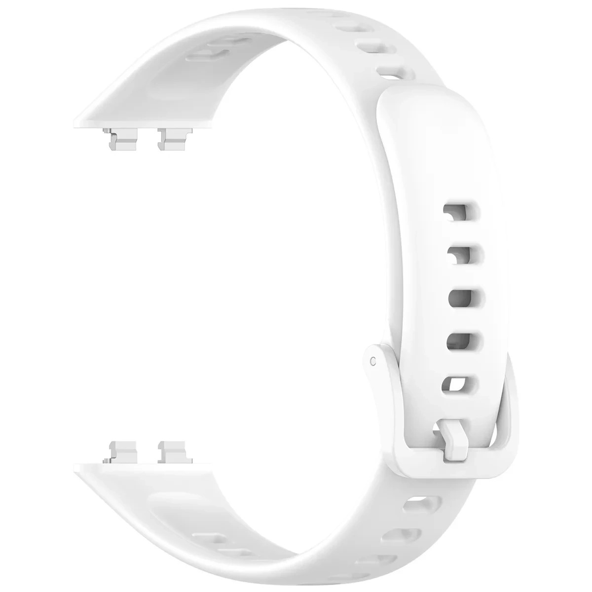 Kryt Bizon Strap Watch Silicone Huawei Band 11 / 11 Pro, white