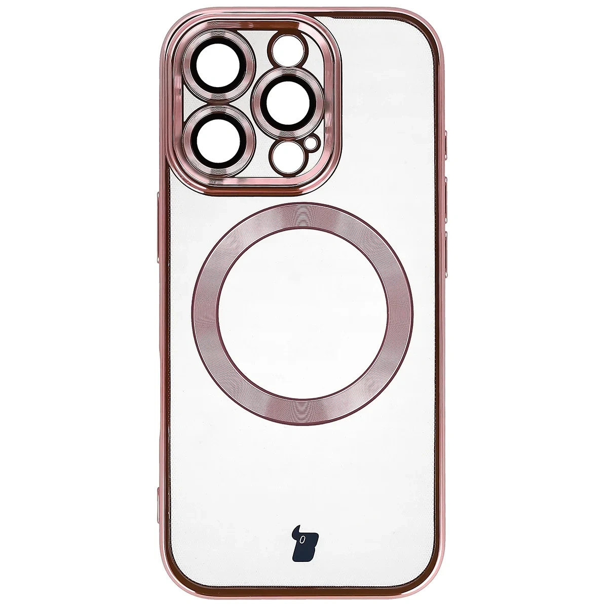 Kryt Bizon Case GuardO Magnetic Apple iPhone 16 Pro, clear-pink