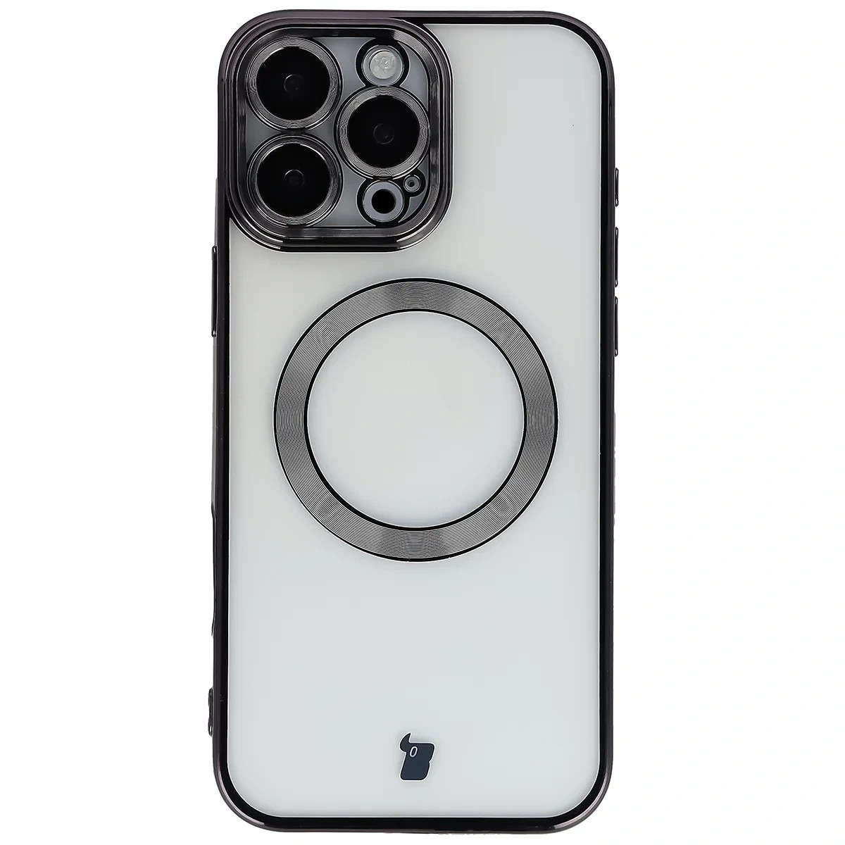 Kryt Bizon Case GuardO Magnetic Apple iPhone 16 Pro Max, clear-black