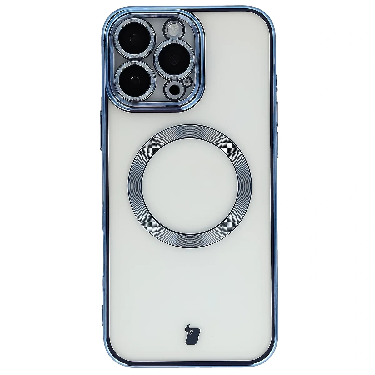 Kryt Bizon Case GuardO Magnetic Apple iPhone 16 Pro Max, clear-blue