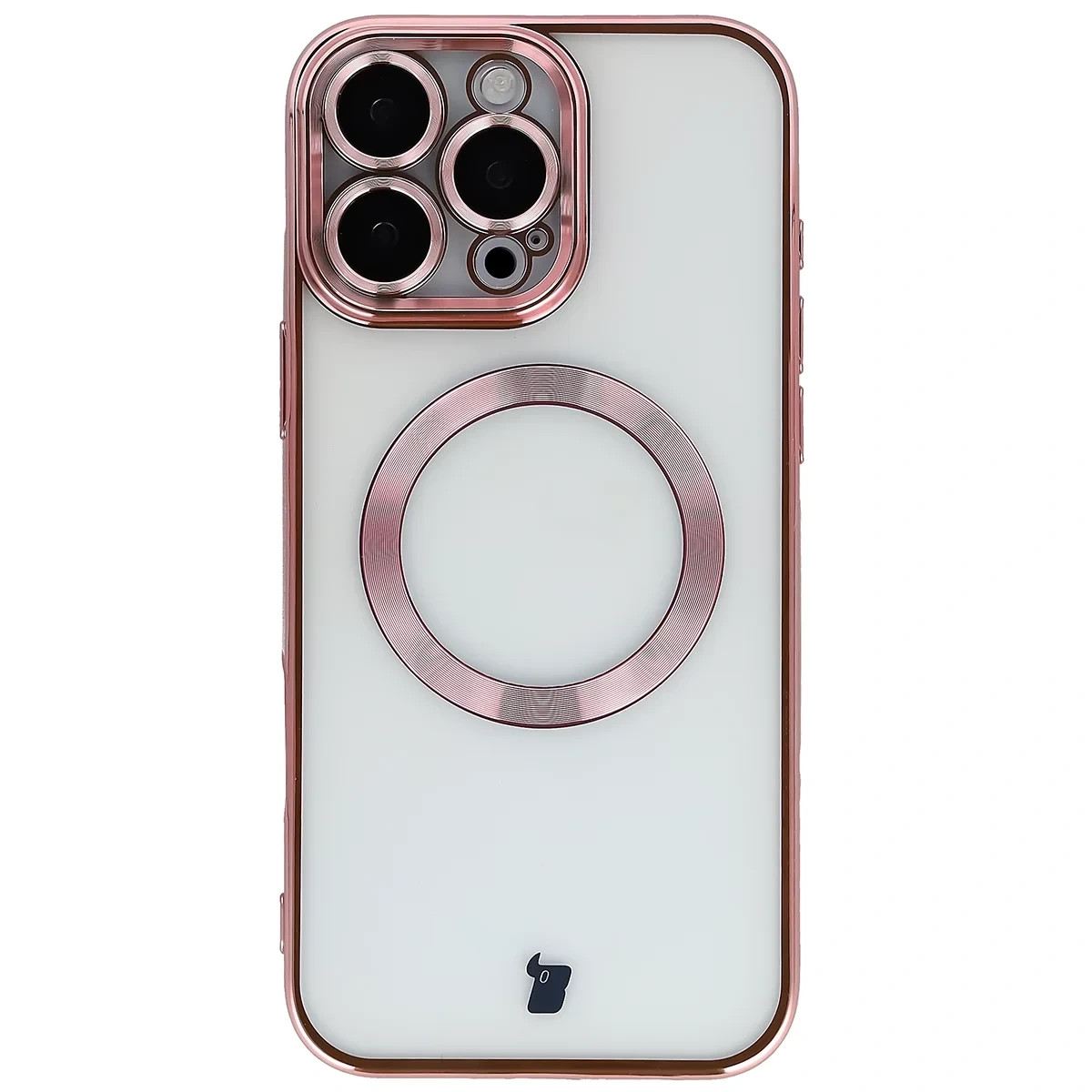 Kryt Bizon Case GuardO Magnetic Apple iPhone 16 Pro Max, clear-pink
