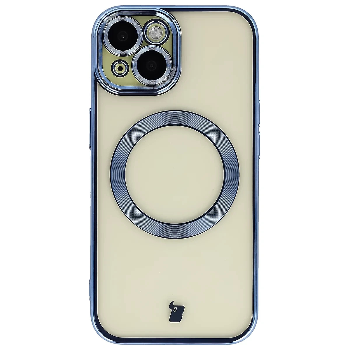 Kryt Bizon Case GuardO Magnetic Apple iPhone 15, clear-blue