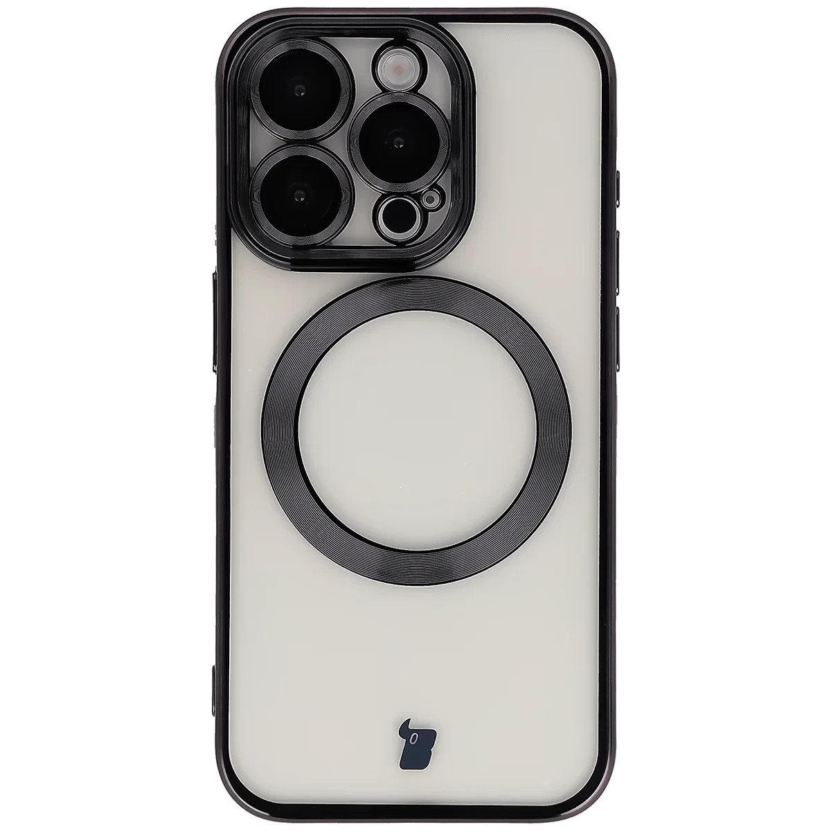 Kryt Bizon Case GuardO Magnetic Apple iPhone 15 Pro, clear-black