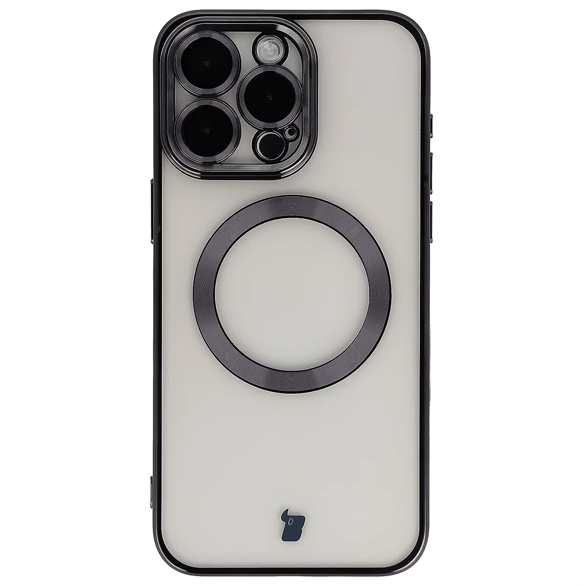Kryt Bizon Case GuardO Magnetic Apple iPhone 15 Pro Max, clear-black