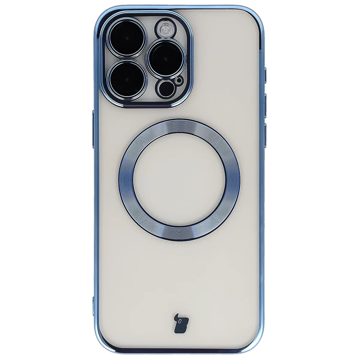 Kryt Bizon Case GuardO Magnetic Apple iPhone 15 Pro Max, clear-blue
