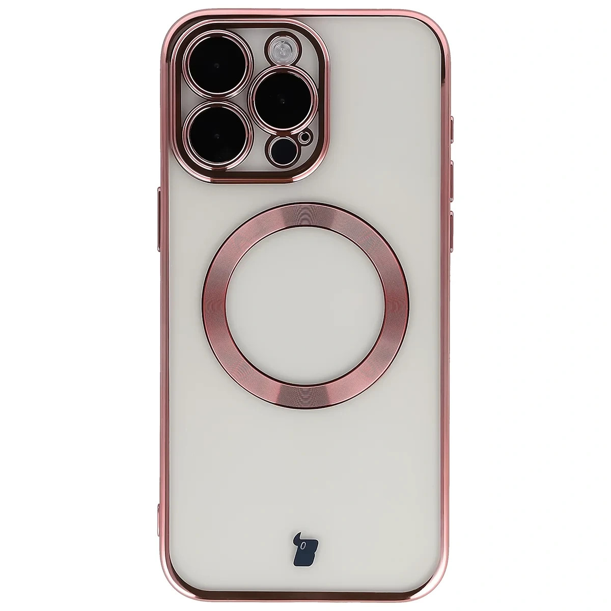 Kryt Bizon Case GuardO Magnetic Apple iPhone 15 Pro Max, clear-pink