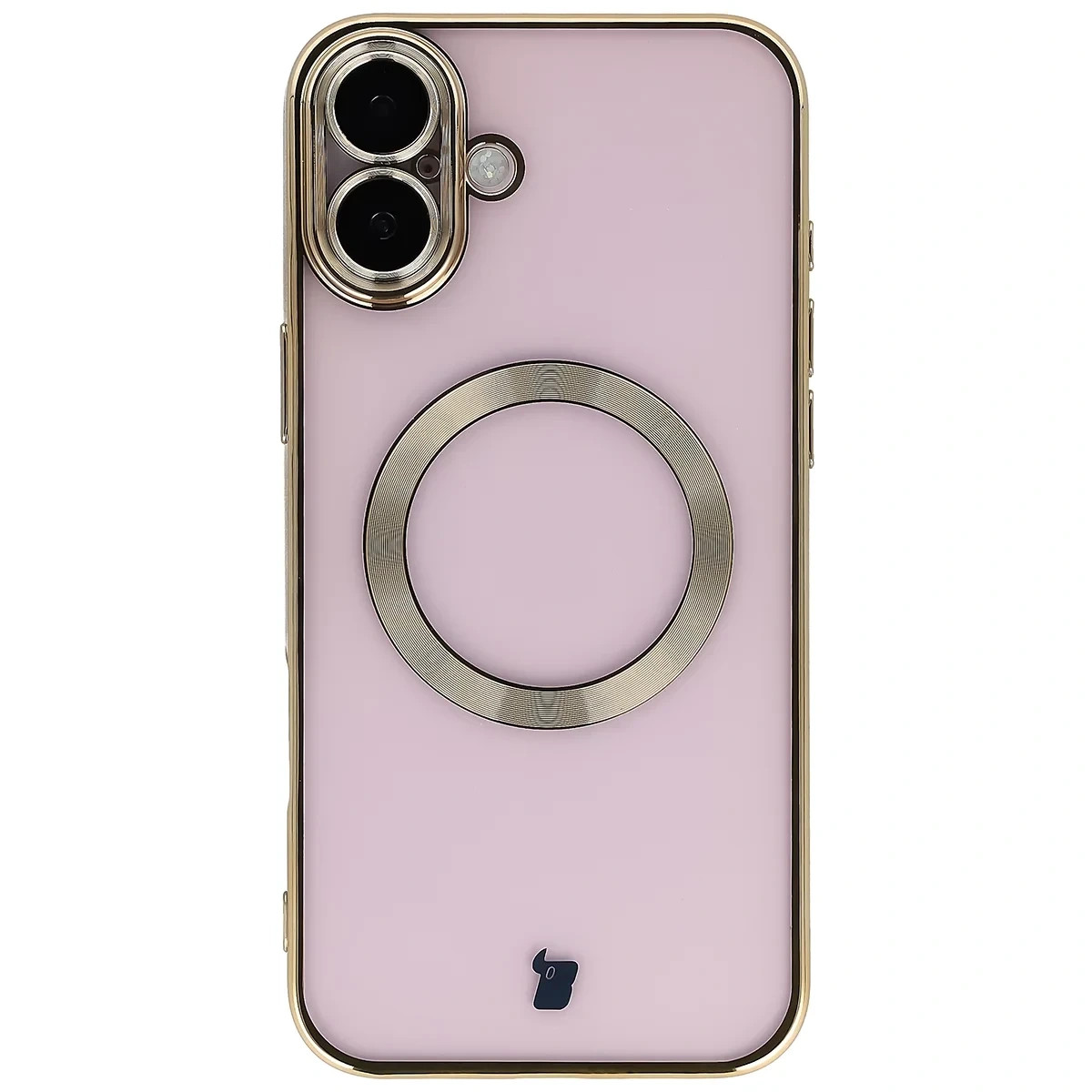 Kryt Bizon Case GuardO Magnetic Apple iPhone 16 Plus, clear-gold