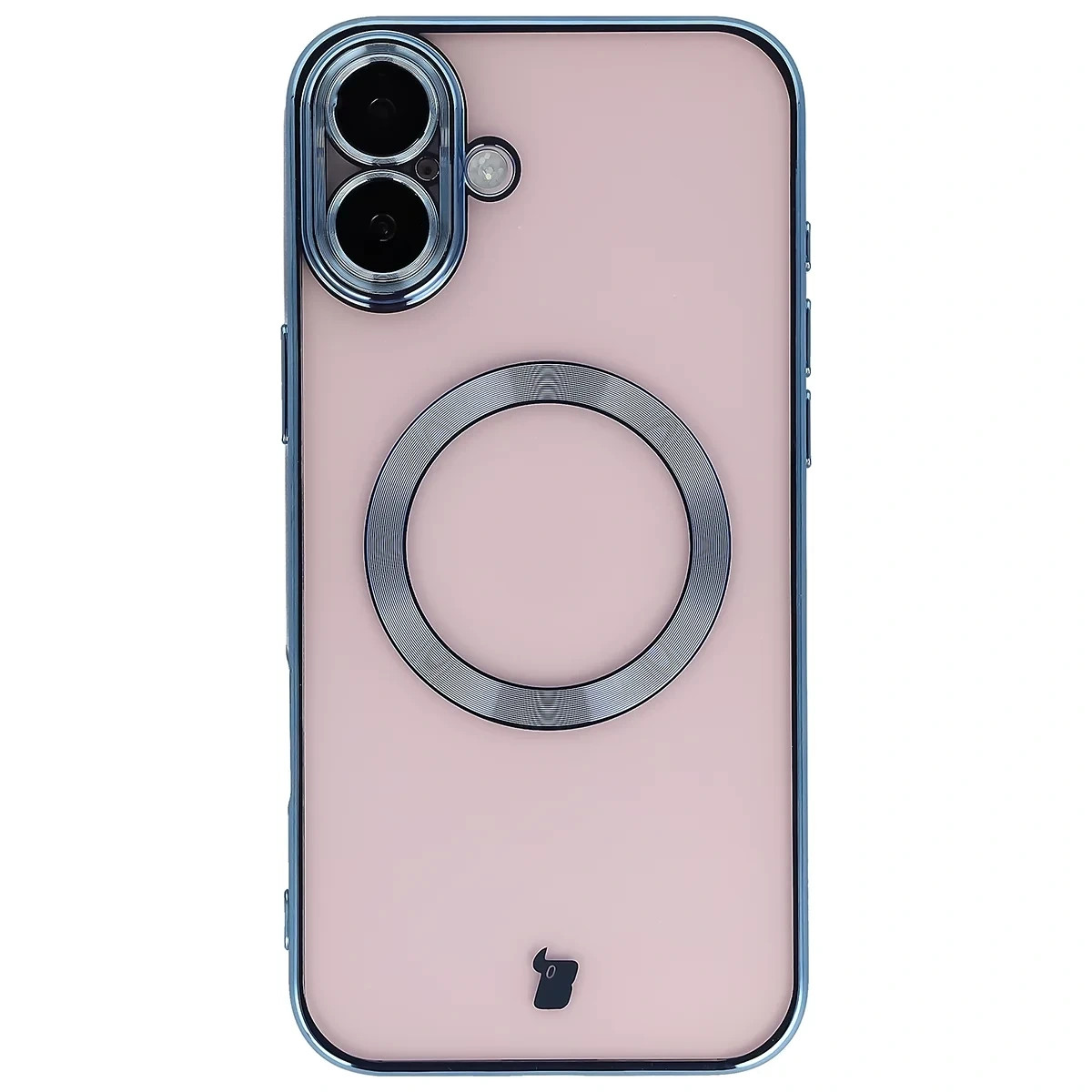 Kryt Bizon Case GuardO Magnetic Apple iPhone 16 Plus, clear-blue
