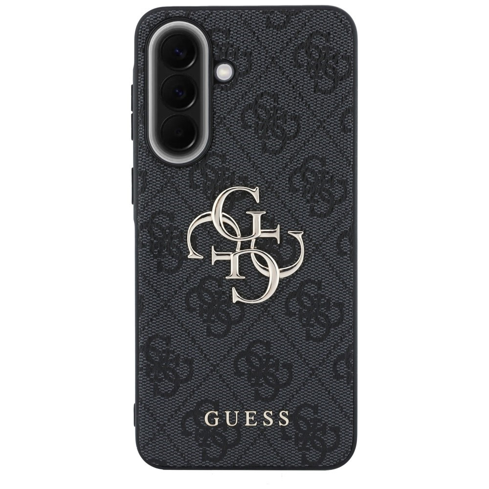 Kryt Guess Leather 4G Metal Logo Samsung Galaxy A37 5G black