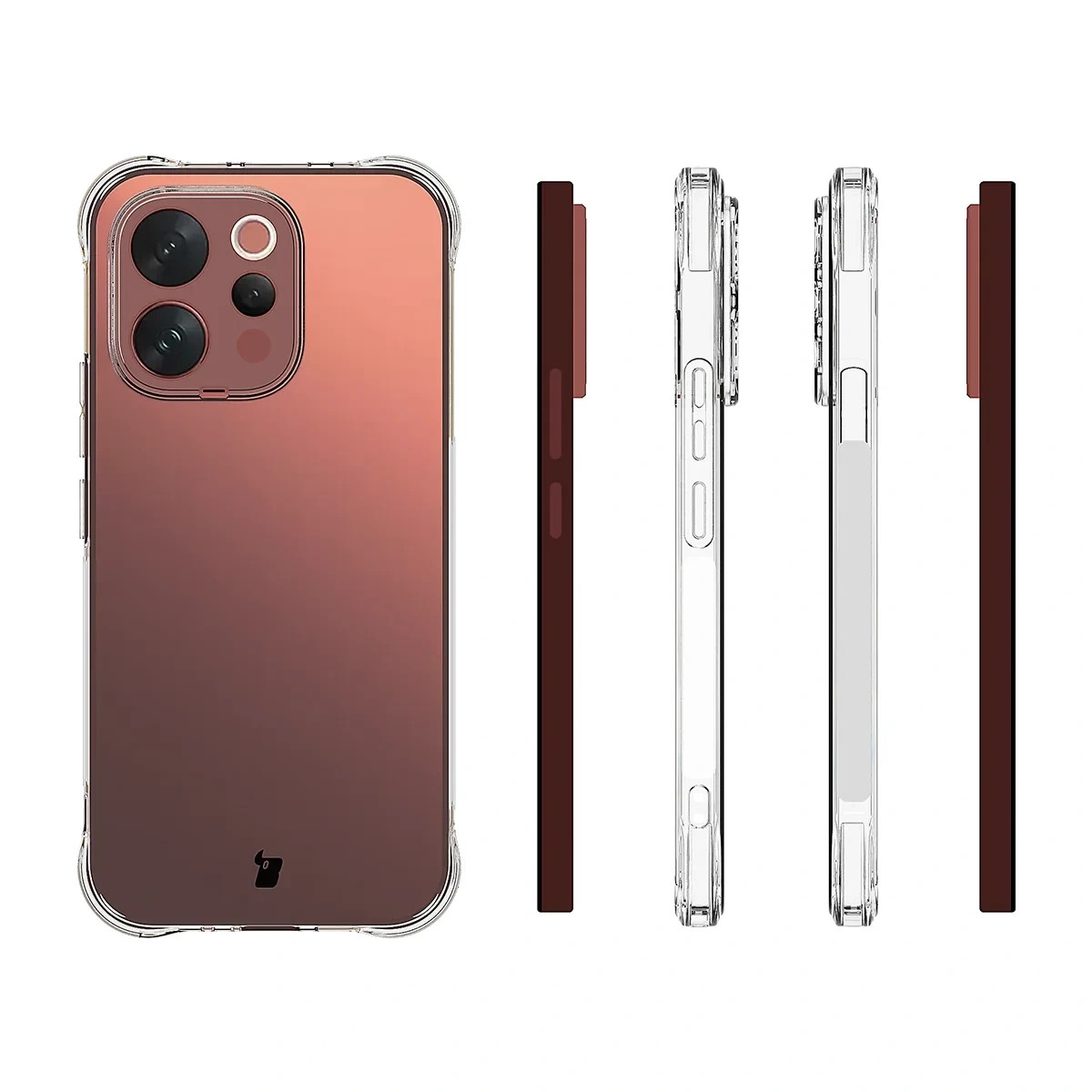 Kryt Bizon Case Salpa Vivo V70 5G, clear