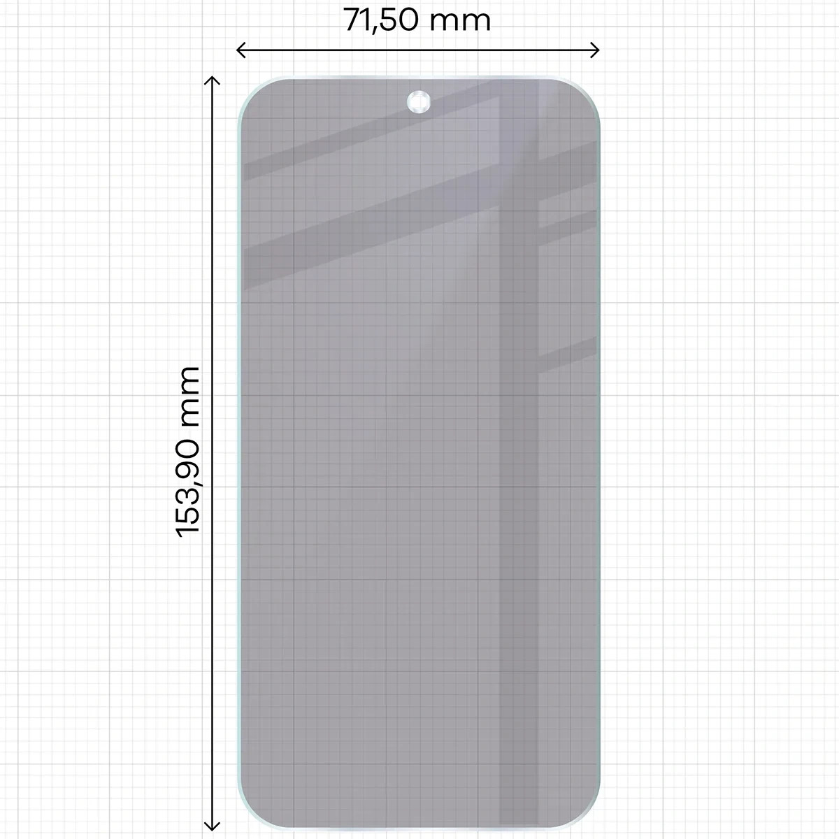Ochranné sklo Bizon Hybrid Shadow Xiaomi POCO X8 Pro, matte