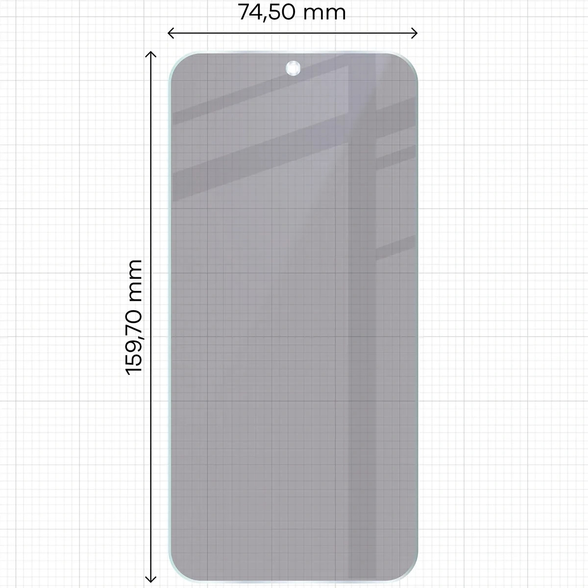 Ochranné sklo Bizon Hybrid Shadow Xiaomi POCO X8 Pro Max, matte