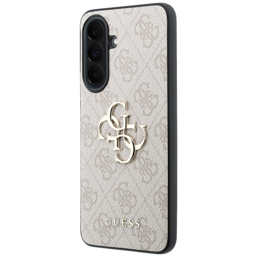 Kryt Guess Leather 4G Metal Logo Samsung Galaxy A37 5G pink