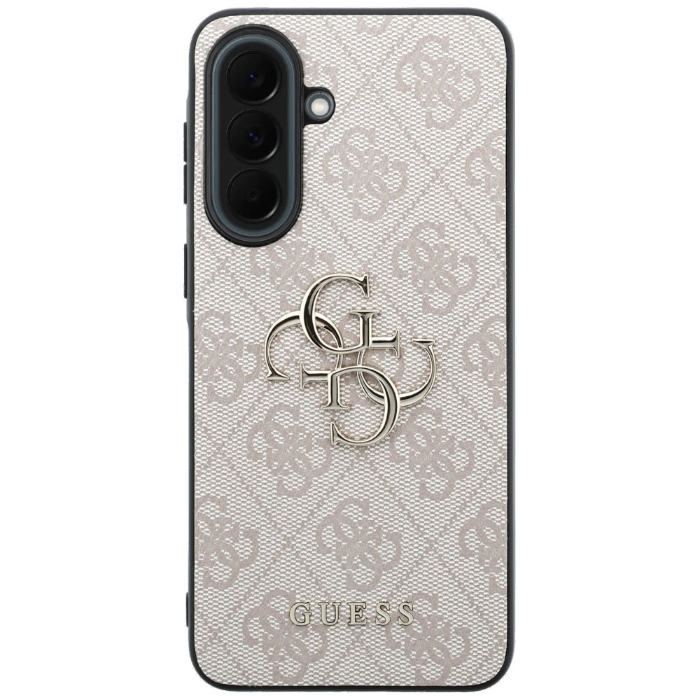 Kryt Guess Leather 4G Metal Logo Samsung Galaxy A37 5G pink