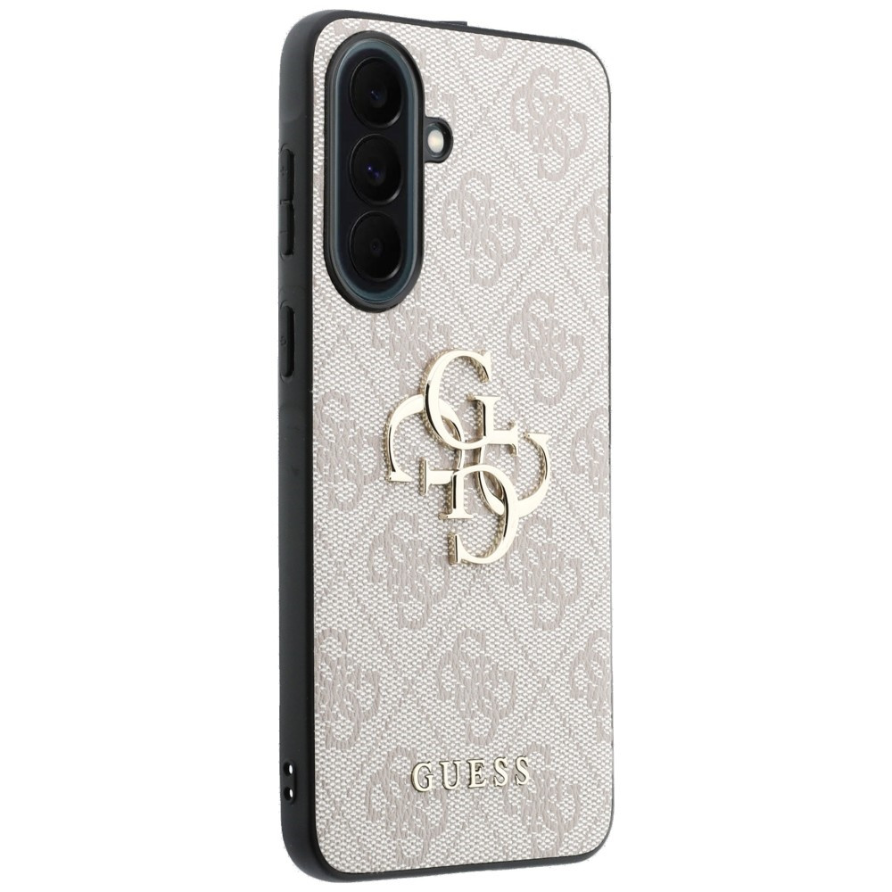 Kryt Guess Leather 4G Metal Logo Samsung Galaxy A37 5G pink