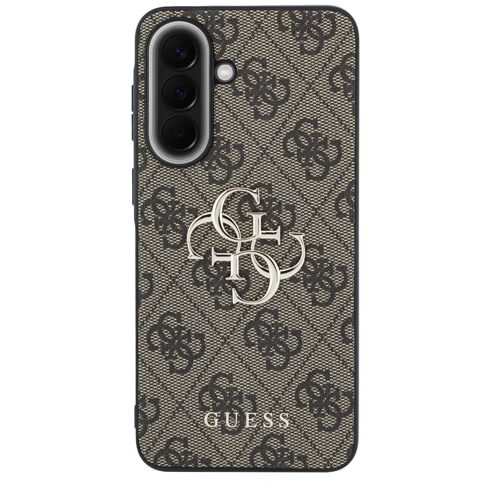 Kryt Guess Leather 4G Metal Logo Samsung Galaxy A57 5G brown