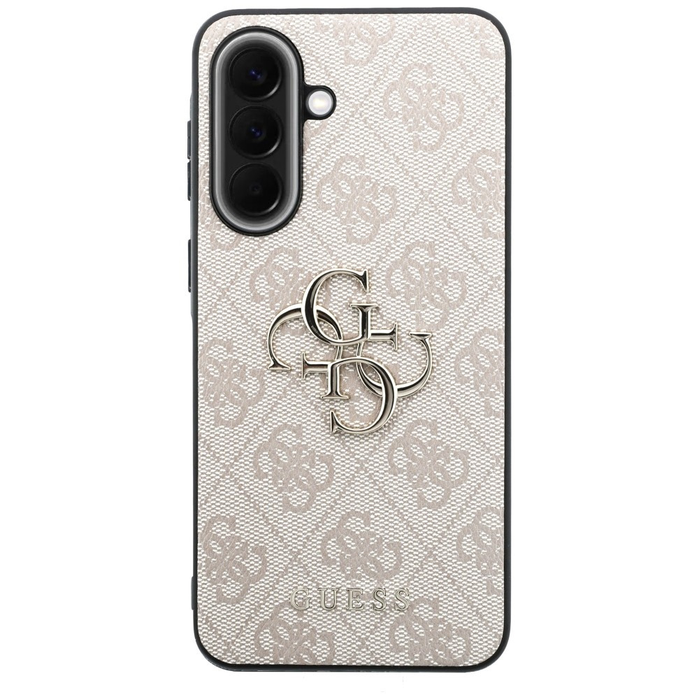Kryt Guess Leather 4G Metal Logo Samsung Galaxy A57 5G pink