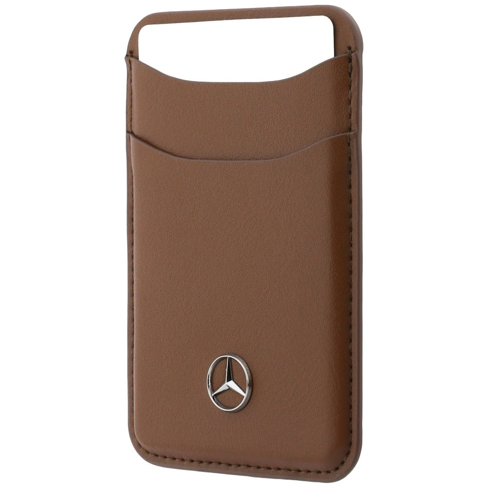 Knížkové pouzdro Mercedes Leather magnetic wallet camel