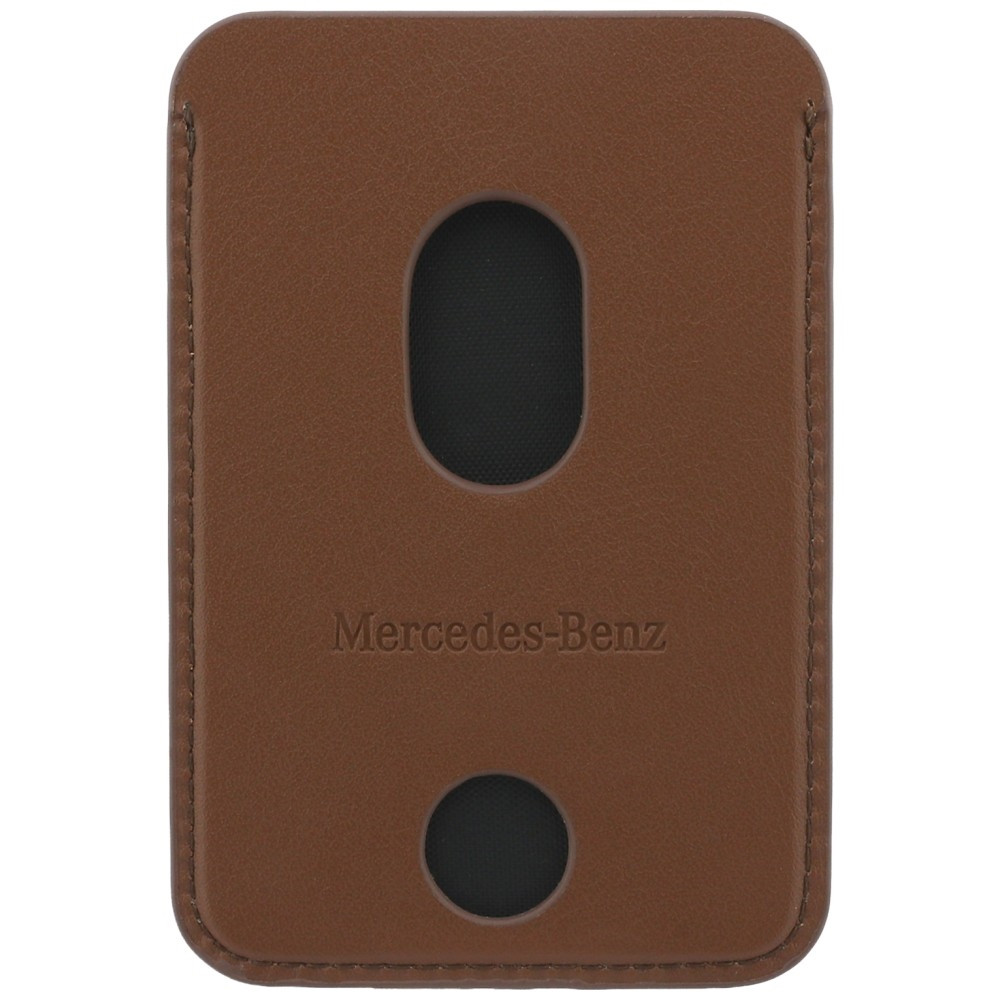 Knížkové pouzdro Mercedes Leather magnetic wallet camel