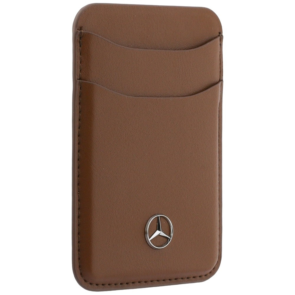 Knížkové pouzdro Mercedes Leather magnetic wallet camel