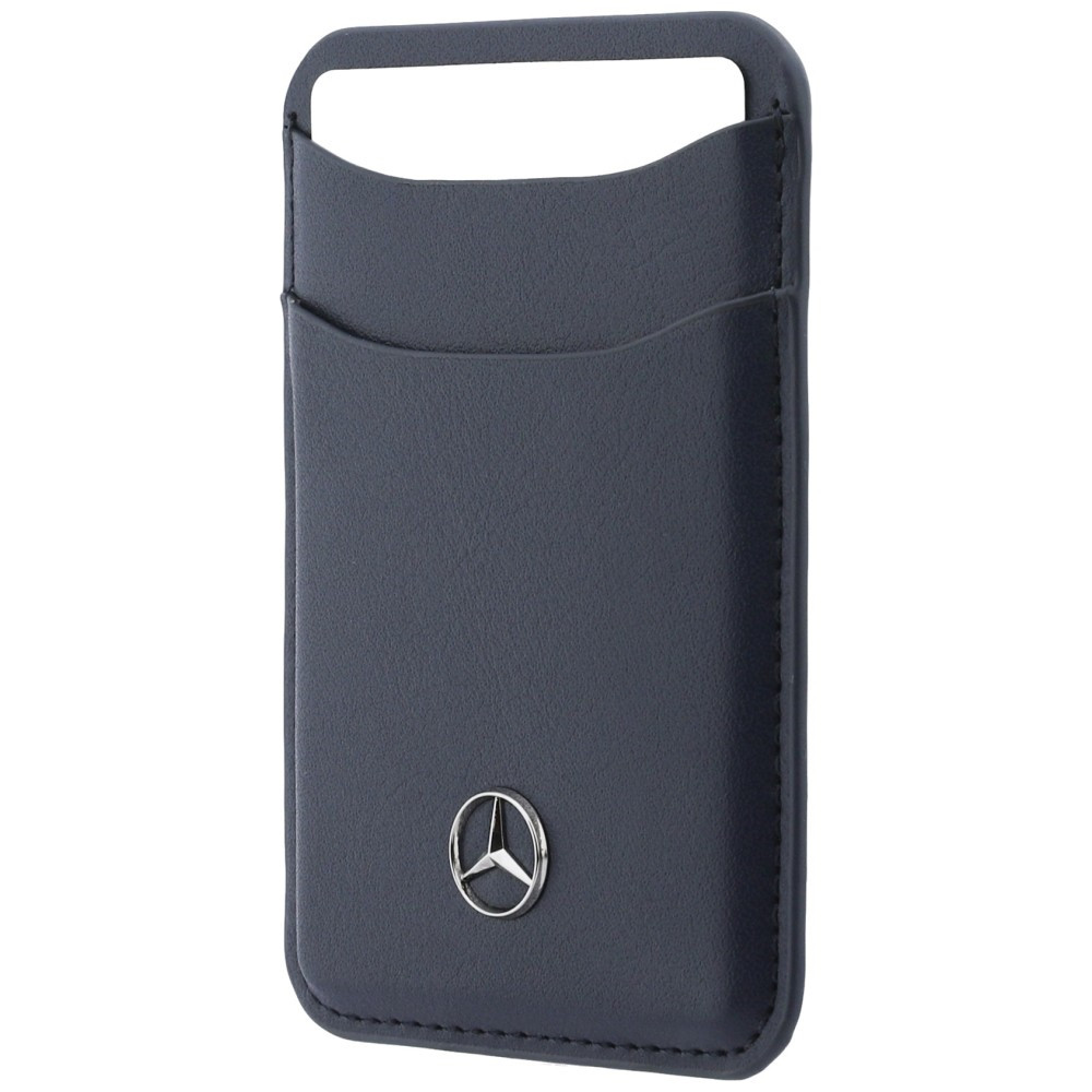 Kryt Mercedes Leather Magnetic Wallet navy blue