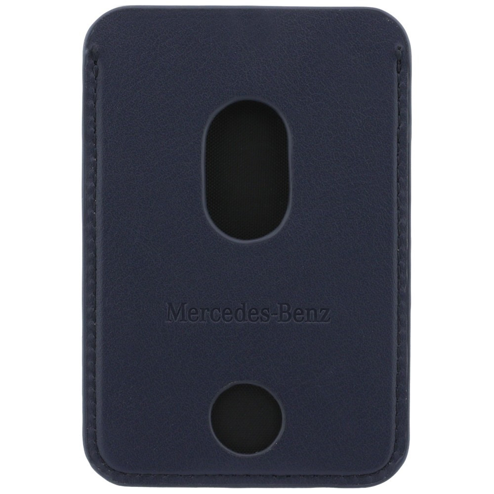 Knížkové pouzdro Mercedes Leather Magnetic Wallet navy blue
