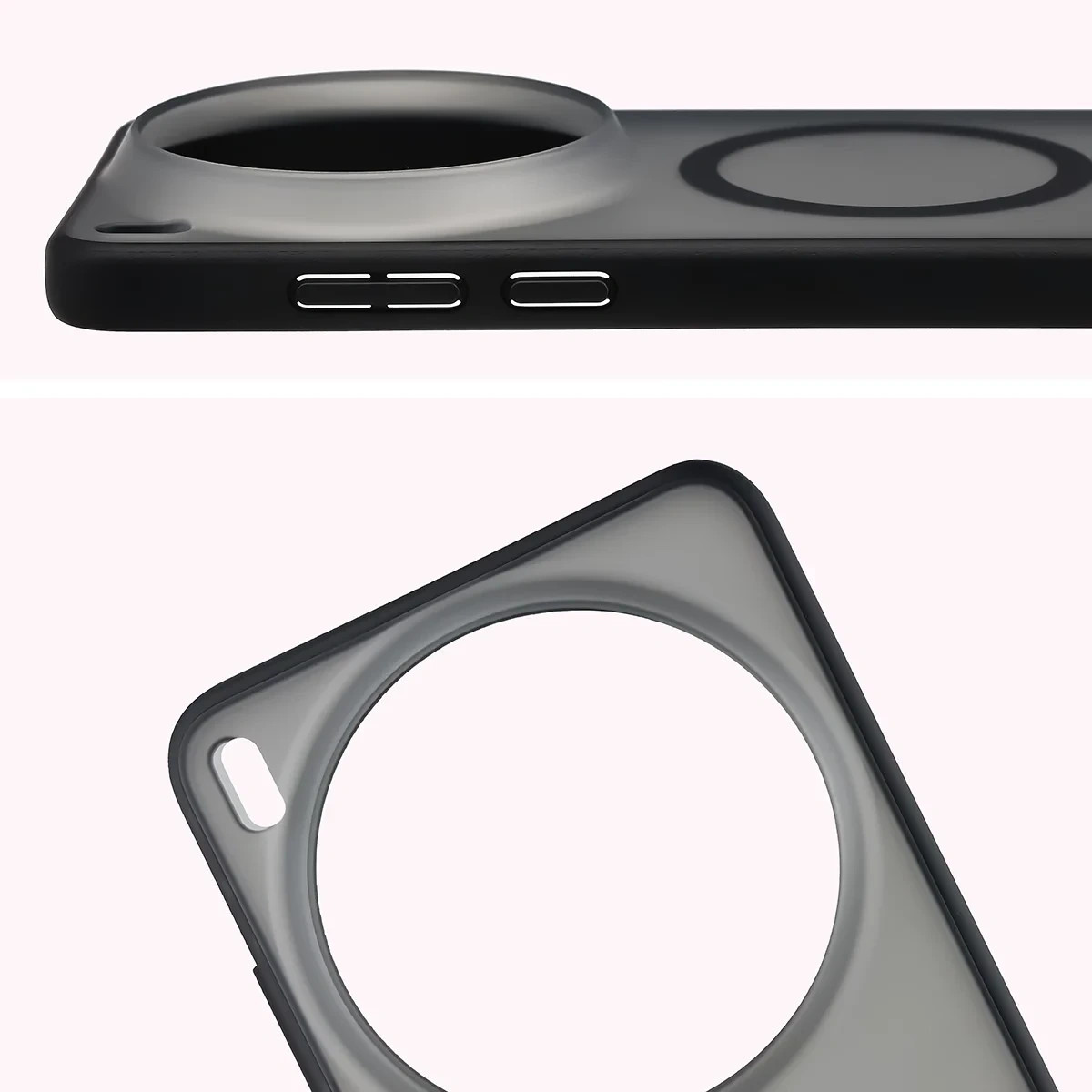 Kryt Bizon Case MatteO Magnetic Vivo X300 Ultra, smoky black