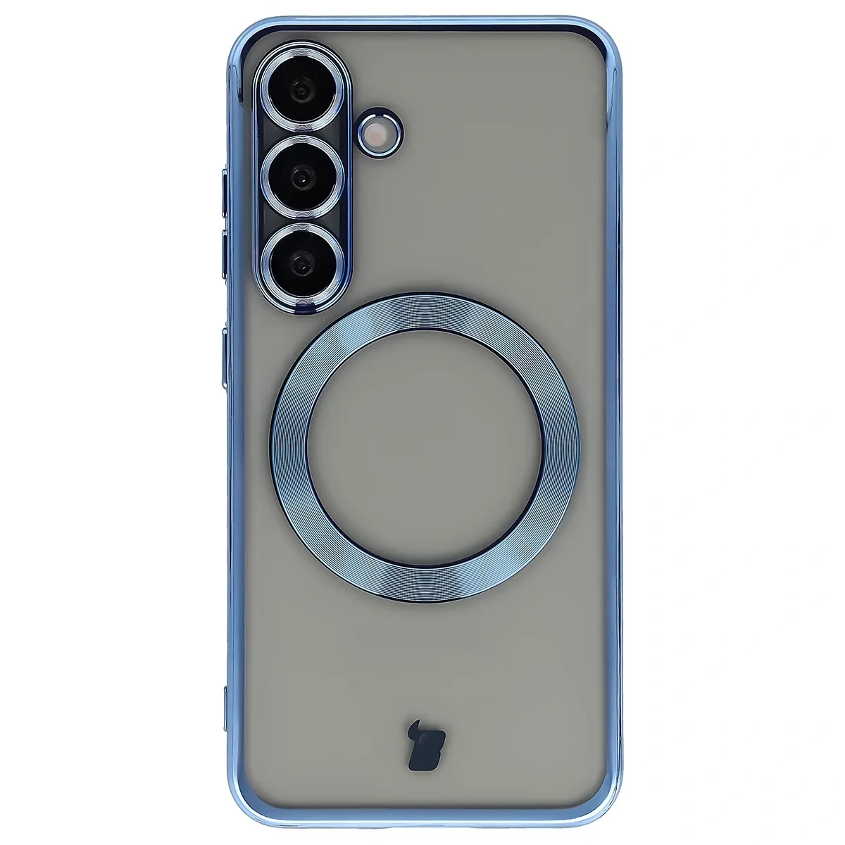 Kryt Bizon Case GuardO Magnetic Samsung Galaxy S25, clear-blue