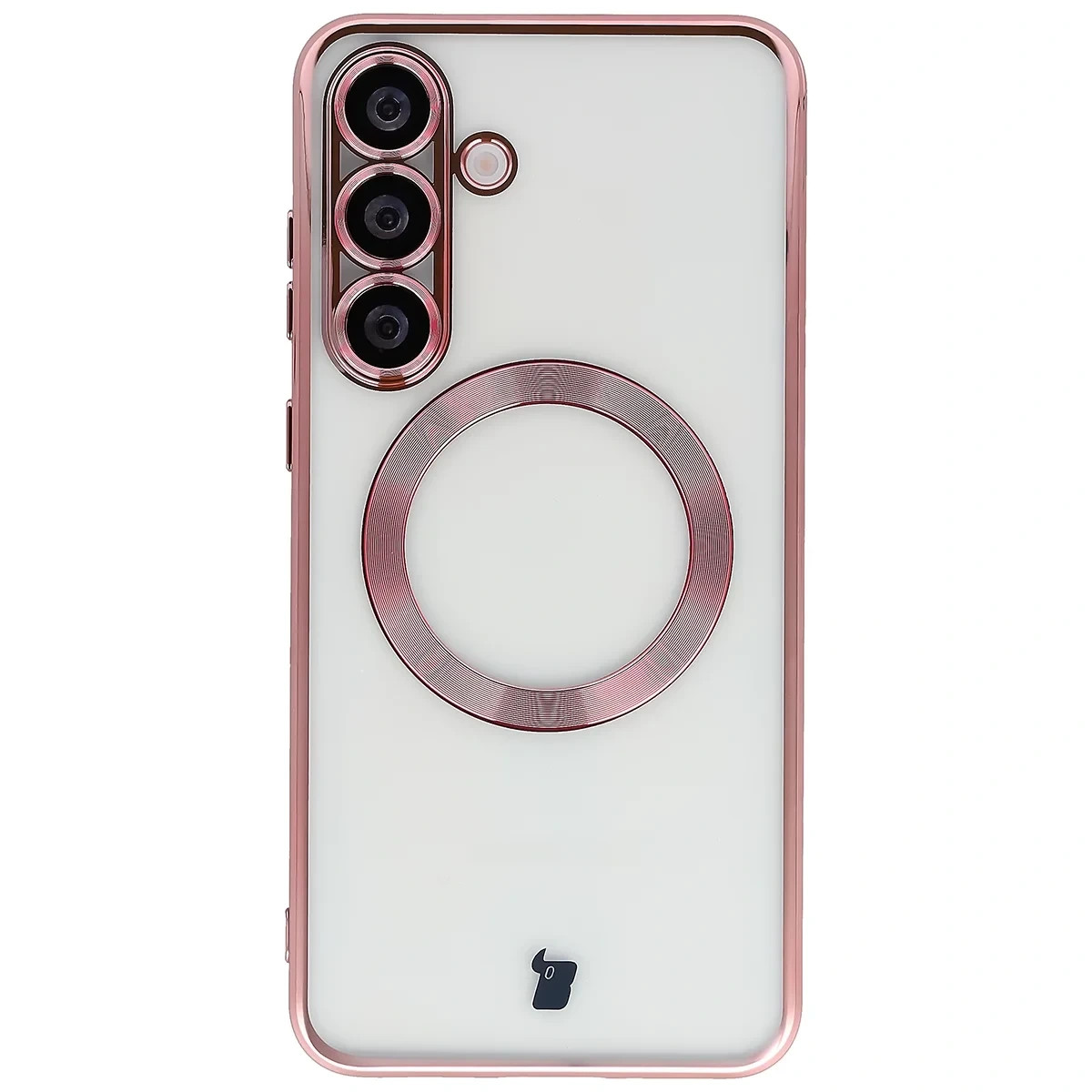 Kryt Bizon Case GuardO Magnetic Samsung Galaxy S25 Plus, clear-pink