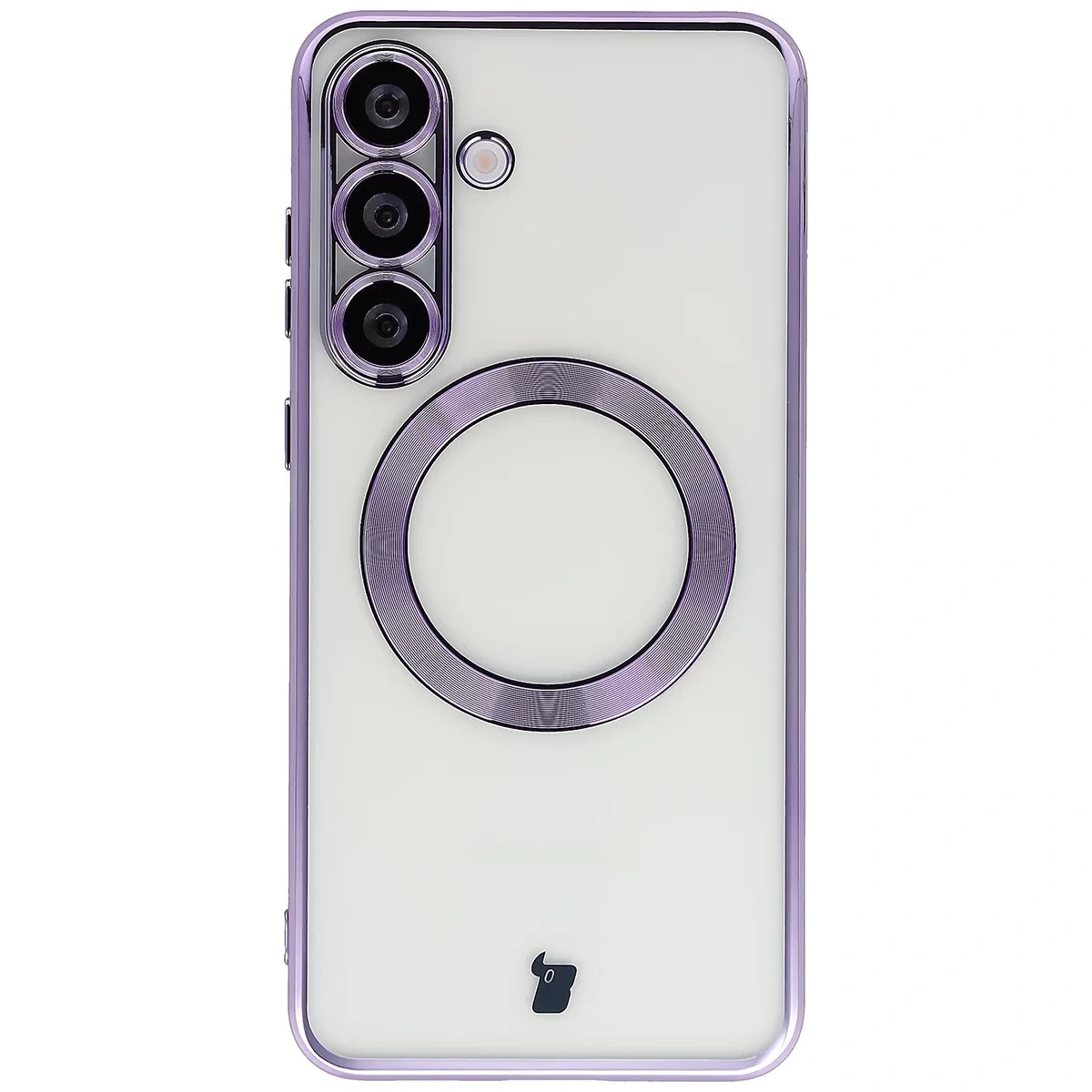 Kryt Bizon Case GuardO Magnetic Samsung Galaxy S25 Plus, clear-purple