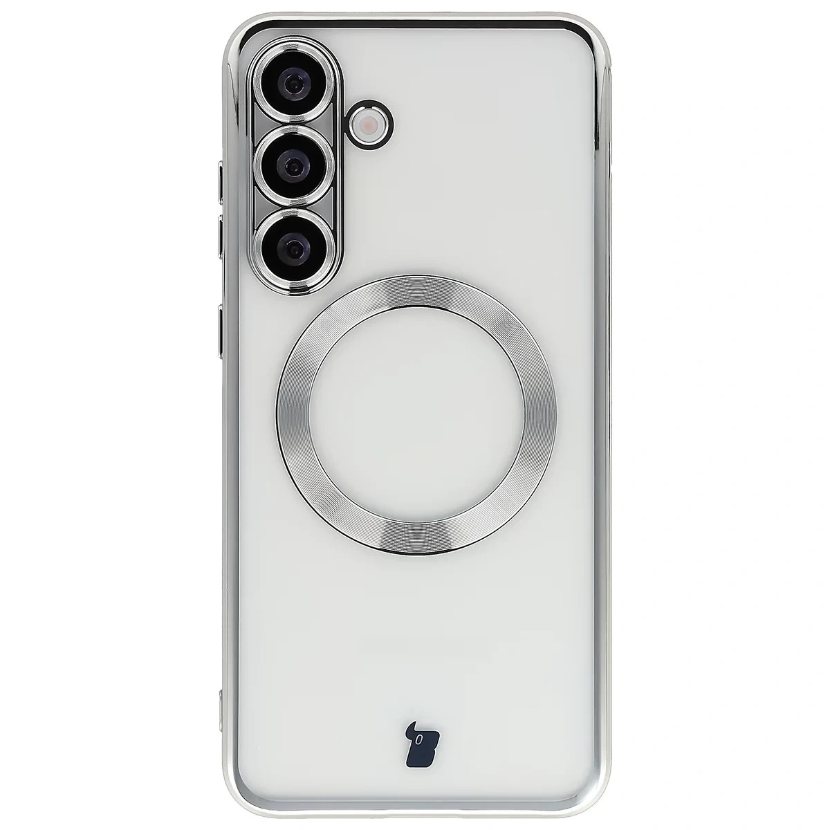 Kryt Bizon Case GuardO Magnetic Samsung Galaxy S25 Plus, clear-silver