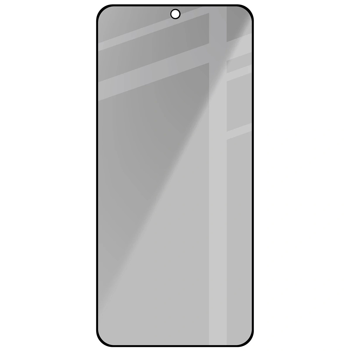 Ochranné sklo Bizon Glass Edge Shadow Samsung Galaxy A57 5G, tinted with a black frame
